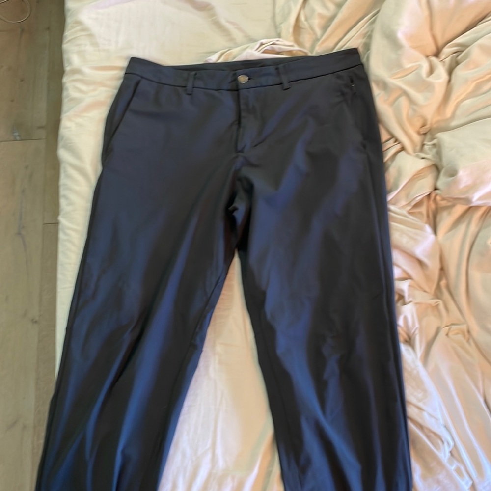 Lululemon dark grey pants commission slim size 34